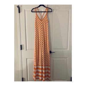 Banana Republic Chevron Maxi Dress